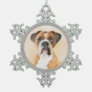 Recherche de noël de boxeur Peinture