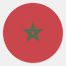 Recherche de drapeau marocain maroc autocollants Rouge