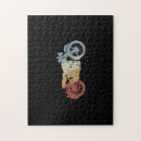 Recherche de moto vintage puzzles Cycliste