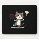 Recherche de racket tapis souris Joueur de badminton