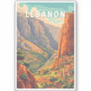 Recherche de liban autocollants Drapeau libanais