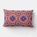 Recherche de drapeau américain vintage coussins Rouge