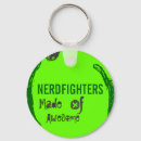 Recherche de nerds porteclés Vert