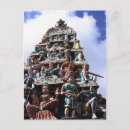 Recherche de temple hindou cartes postales Singapour