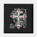 Recherche de croix gothique magnets Vintage