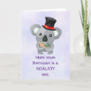 Recherche de koala anniversaire cartes Humour