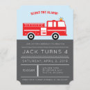 Recherche de camion de pompiers cartes postales Simple