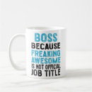 Recherche de humour de gestion tasses Patron