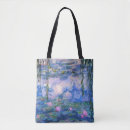 Recherche de claude monet tote bags Bleu