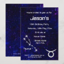 Recherche de taureau invitations Bleu