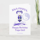 Recherche de yoga cartes anniversaire cartes Fleur