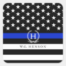 Recherche de policiers autocollants Américain