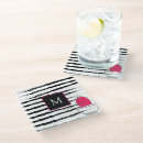 Recherche de zèbre noir et blanc dessous de verres Monogramme