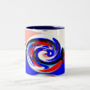 Recherche de vague tasses Abstrait