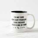 Recherche de problème mathématique tasses Geek