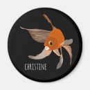 Recherche de poisson rouge magnets Illustration