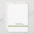 Recherche de nom de famille irlandais cartes postales Shamrock