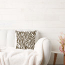 Recherche de peau zèbre coussins Blanc