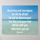 Recherche de fort et courageux posters Citation inspirante