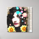 Recherche de gens impressions sur toile Rétro
