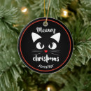 Recherche de chat noir et blanc ornements Amoureux des chats