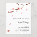 Recherche de cherry blossom baby shower invitations Rose pâle