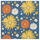Recherche de marguerite tissus Bleu