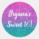 Recherche de licorne bleue autocollants Anniversaire