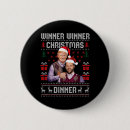 Recherche de dîner de noël badges Américain