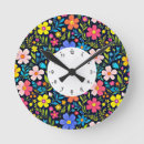 Recherche de peinture florale horloges Coloré