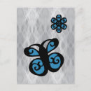 Recherche de conception de papillon cartes postales Fleurs