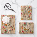 Recherche de page papier cadeau Fleurs