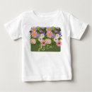 Recherche de son une bébé fille tshirts Fleurs