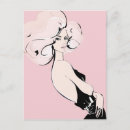 Recherche de robe rose cartes postales Blonde