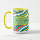 Recherche de motif abstrait moderne tasses Jaune