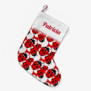 Recherche de coccinelle chaussette de noël Insecte