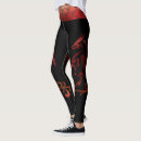 Recherche de tatouage leggings Rouge
