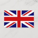 Recherche de drapeau britannique cartes visite Patriotique
