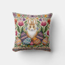 Recherche de lapin vintage coussins Fleur