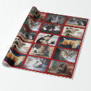 Recherche de chaton de noël papier cadeau Mignon