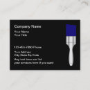 Recherche de peintre résidentiel cartes visite Simple