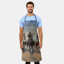 Recherche de cheval sauvage tabliers Cowboys