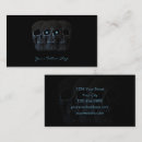 Recherche de conception sombre cartes visite Gothique