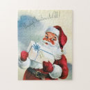 Recherche de vintage santa claus puzzles Xmas