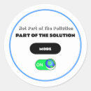 Recherche de réchauffement climatique autocollants Pollution