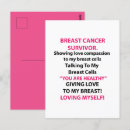 Recherche de cancer cartes postales Typographie