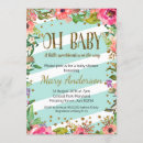 Recherche de confetti baby shower invitations Floral
