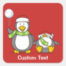 Recherche de pingouins de noël autocollants Dessin