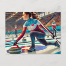 Recherche de athlète cartes postales Glace