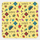 Recherche de fleur de tatouage autocollants Vintage